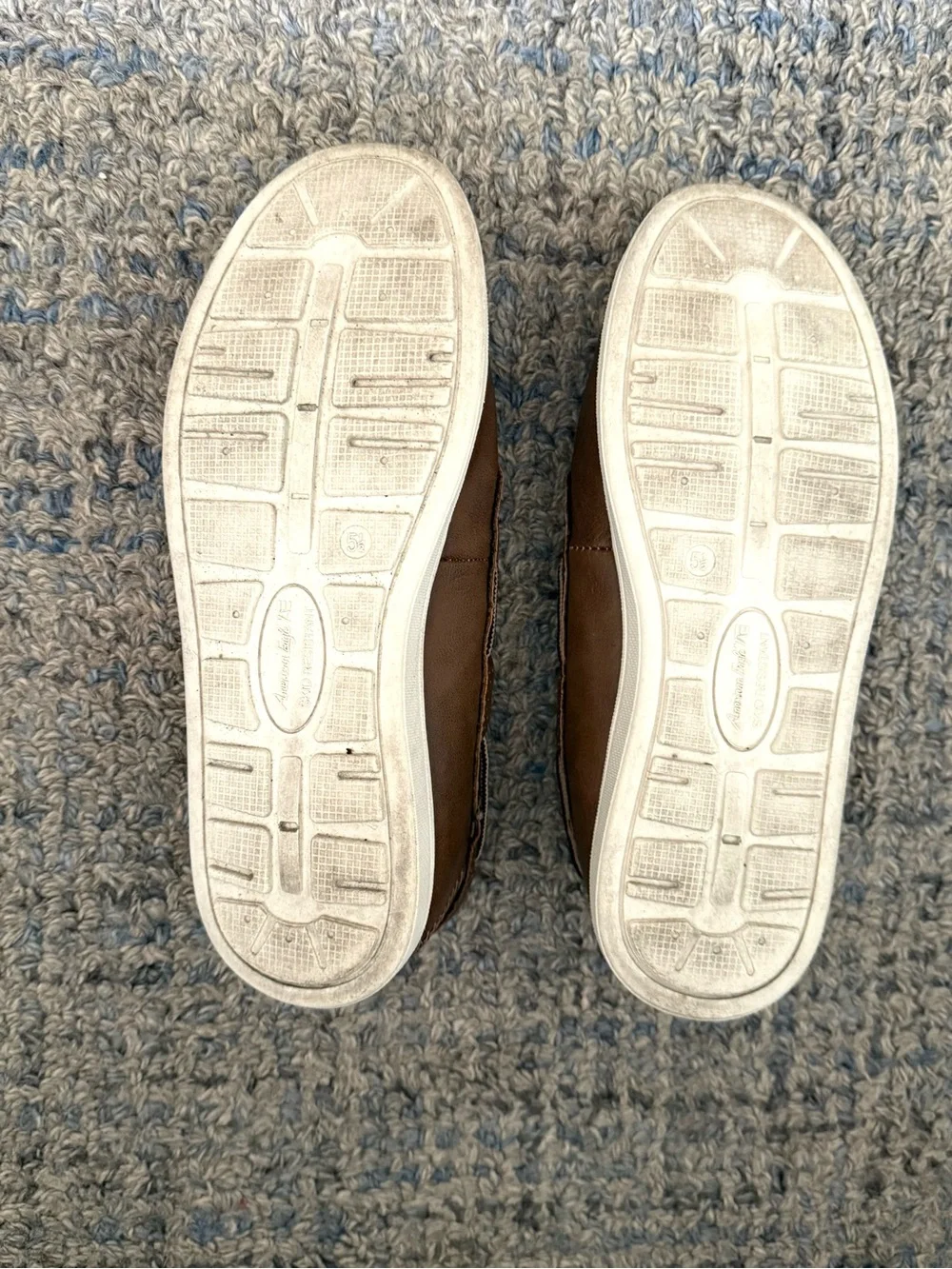 American Eagle Outfitters Brown Deck Boat Shoes Youth Big Boy’s Boys 5.5